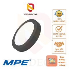 Đèn Led PANEL Tròn Ốp Nổi MPE 18W-24W Vỏ Đen Seri SRPLB
