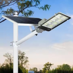 Đèn Năng Lượng Mặt Trời 500W Mẫu Bàn Chải, Ánh Sáng Trắng, Tấm Pin Mono