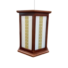 Đèn Thả Lục Giác Trang Trí Gỗ Tự Nhiên Cao Cấp Mã: DT09