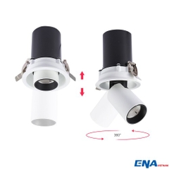 Đèn LED Âm Trần Chỉnh Hướng 5W-18W ENA Mẫu DCG
