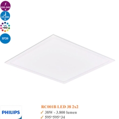 Đèn Led Panel 600×600 Philips RC001B LED38 38w