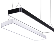 Đèn Led Thả Văn Phòng 1.2m Mặt 300mm 72W Bo Góc