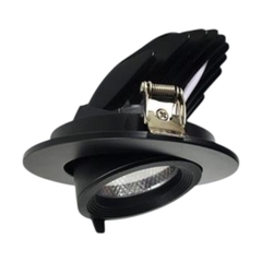 Đèn Led Spotlight Âm Trần Chỉnh Góc 15W-30W Vỏ Đen