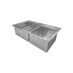 CHẬU RỬA 2 HỐ LỆCH GS22.82 GARIS