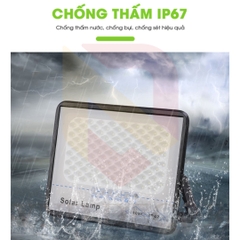Đèn Năng Lượng Mặt Trời LED Pha Tổ Ong Chống Chói 300W