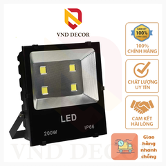Đèn Pha LED 200W Chip COB Mã VND-LPA200