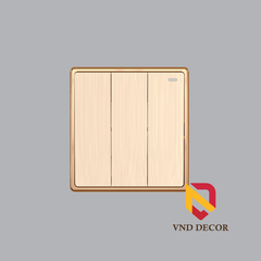 Mặt 3 Công Tắc 1 Chiều MPE Mã: S703