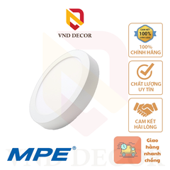 Đèn Led PANEL Tròn Ốp Nổi MPE 6W-12W-18W-24W seri SRPL