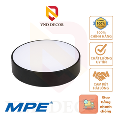 Đèn Led Ốp Nổi Tròn Tràn Viền Đen MPE 16W-48W