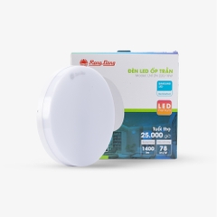 Đèn LED Ốp Trần Tròn LN12N Đế Nhựa RẠNG ĐÔNG