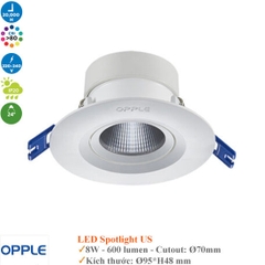 Đèn Spotlight Opple RA-US R70 8W