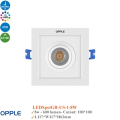 Đèn Spotlight Opple LED Spotlight US Gird 8W