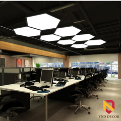 Đèn Thả Văn Phòng Hình Lục Giác 48W