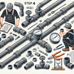 Hướng Dẫn Lắp Đặt CPVC Công Nghiệp: Bước 4 Hoàn Thiện và Kiểm Tra