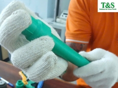 Giữ đúng thời gian gia nhiệt theo bảng tiêu chuẩn hàn của GS, không xoay