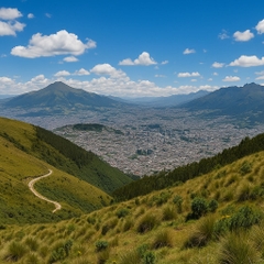 Hình Lưu vực Quito – Ecuador