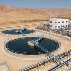Hình Nhà máy xử lý nước thải Jordan