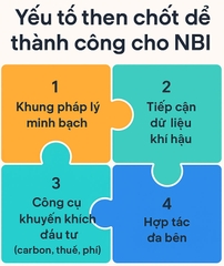 Hình Sơ đồ 4 yếu tố thành công cho NBI
