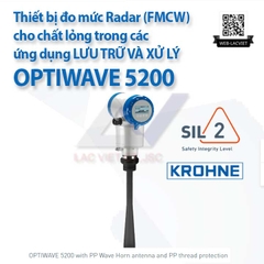 OPTIWAVE 5200 Radar (FMCW) level transmitter for liquids in storage and process applications