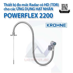 POWERFLEX 2200 Guided radar (TDR) level transmitter for the nuclear industry