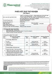 Kết quả thử nghiệm Phụ kiện Co 25 - PPr kháng khuẩn GS