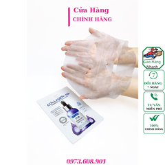 Mặt nạ trắng da cao cấp WSKIN Collagen HA Ampoule Mask cấp ẩm – xóa nhăn (1 miếng)