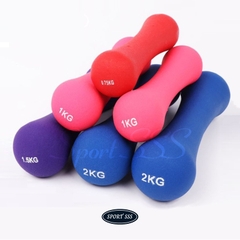 Tạ tay - Dumbbell 1kg - 2kg - 3kg Bọc cao su nhám - Nam , Nữ - thể lực - GYM - Yoga - Boxing cao cấp.