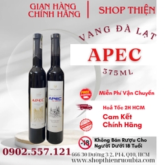 Vang Đà Lạt Đỏ APEC 12% 375ml