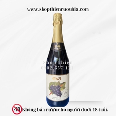 Nước Trái Cây Tây Ban Nha EVA Sparkling Red Grape 750ml-Vị Nho Đỏ