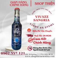 Nước Trái Cây Lên Men VIVAZZ SANGRIA LIGHT 4% 275ml