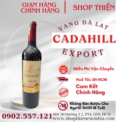 Vang Đà Lạt CADAHILL EXPORT 13% 750ml