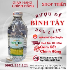 Rượu ĐẾ BÌNH TÂY 29% 39% 2 Lít