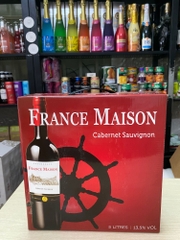 Rượu Vang Pháp FRANCE MAISON 13.5% 5 Lít- Cabernet Sauvignon- Vang Đỏ