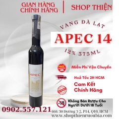 Vang Đà Lạt Đỏ APEC 12% 375ml