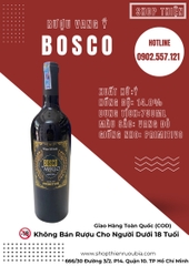 Rượu Vang Đỏ Ý Bosco De Merlo Primitivo Limited Edition 13.5% - Chai 750ml