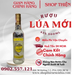 Rượu LÚA MỚI Hà Nội 45% 500ml Chính Hãng Halico Shop Thiện