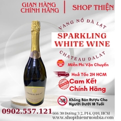 Rượu Vang Nổ Khai Vị Đà Lạt Champgne Chateau Dalat Sparkling 11% 750ml