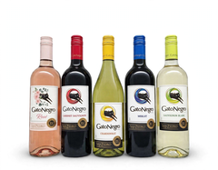 Vang Chile Gato Negro San Pedro 13% - Bộ Sưu Tập 5 Vị Rosé Cabernet Sauvignon Merlot Chardonnay Sauvignon Blanc 750ml - Wine of Chile