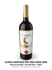Vang Úc Con Dê CAPRA 2025 - Chardonnay, Imperial, Heritage - Quà Biếu Sang