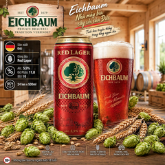 Bia Đức Eichbaum Red Lager 5.9% - Bia Đỏ Nhập Khẩu Đức 500ml - Thùng 24 Lon - Từ 1679