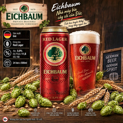Bia Đức Eichbaum Red Lager 5.9% - Bia Đỏ Nhập Khẩu Đức 500ml - Thùng 24 Lon - Từ 1679