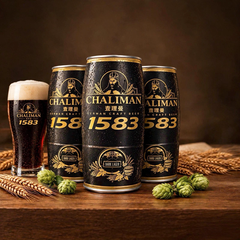 [Thùng 6 Lon] Bia Đen Chalimam 1583 Dark Lager 1000ml 4.8% - Bia Thủ Công Đức - Bia Ông Già Trung Hoa