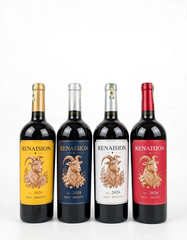 Rượu Vang Đỏ Renaision EST 2026 Rich Smooth - Vang Đầu Dê Cao Cấp - Đủ 4 Màu Vàng Xanh Trắng Đỏ - Quà Biếu Tết Sang Trọng