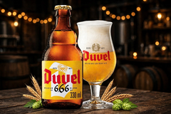 [CHÍNH HÃNG] Bia Bỉ Duvel 6,66% Belgian Blond Ale 330ml - Thùng 12 Chai - Bia Thủ Công Nhập Khẩu Bỉ