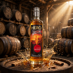 Rượu Whisky HERO Blended Whisky 700ml 40% Vol - Rượu Mạnh Pha Chế Cao Cấp