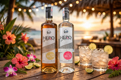 Rượu Rum HERO Gold Rum & White Rum 700ml 40% Vol - HERO Vietnam Chính Hãng