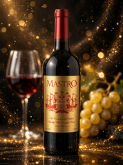 Vang MASTRO Đỏ Xanh Vàng 750ML - Sang Trọng-Quà Biếu Tết- Gói Quà Mâm Quả Cưới