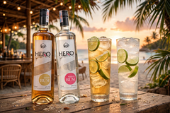 Rượu Rum HERO Gold Rum & White Rum 700ml 40% Vol - HERO Vietnam Chính Hãng