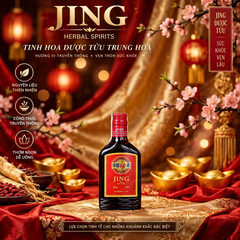 Rượu Dược Liệu JING 125ml - Dược Tửu Trung Hoa Mini Bỏ Túi - Thơm Ngon Dễ Uống - Quà Biếu Nhỏ Xinh 35%