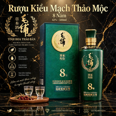 Rượu Kiều Mạch Thảo Mộc 8 Năm Mao Pu 42% 500ml - Tinh Hoa Thảo Bản, Ủ Truyền Thống